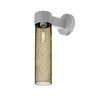 Besa Lighting Juni 16 Outdoor Sconce, Latte Bubble, Silver Finish, 1x60W Incandescent JUNI16LT-WALL-SL